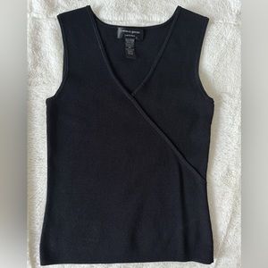 Cable & Gauge‎ Black Sleeveless Basic Top